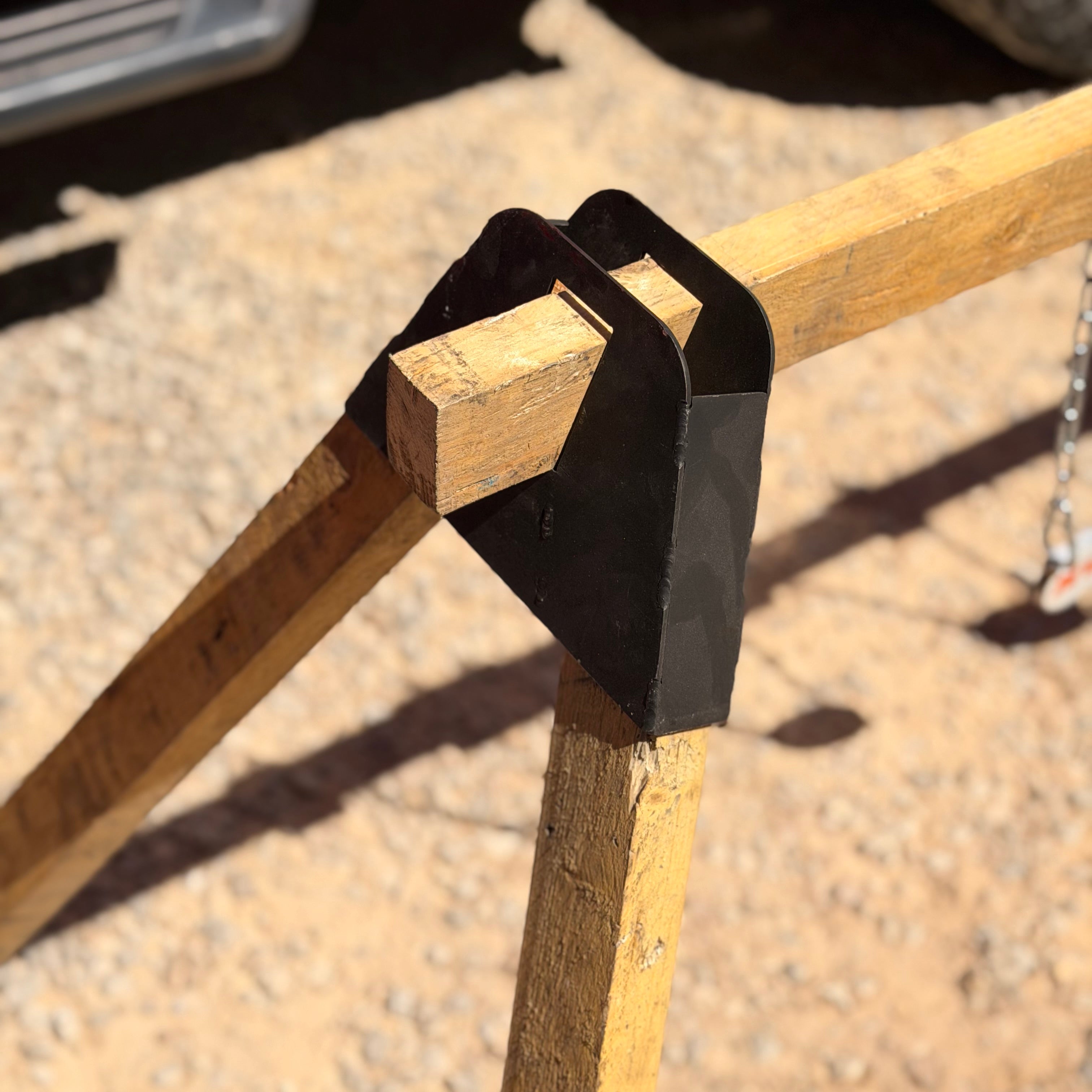 Portique de tir acier + bois
