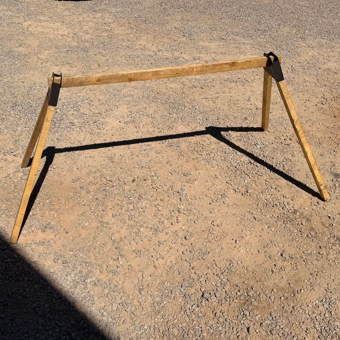 Portique de tir à traverse bois