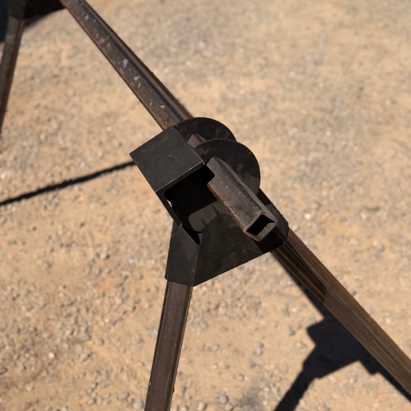 detail portique gros calibre 