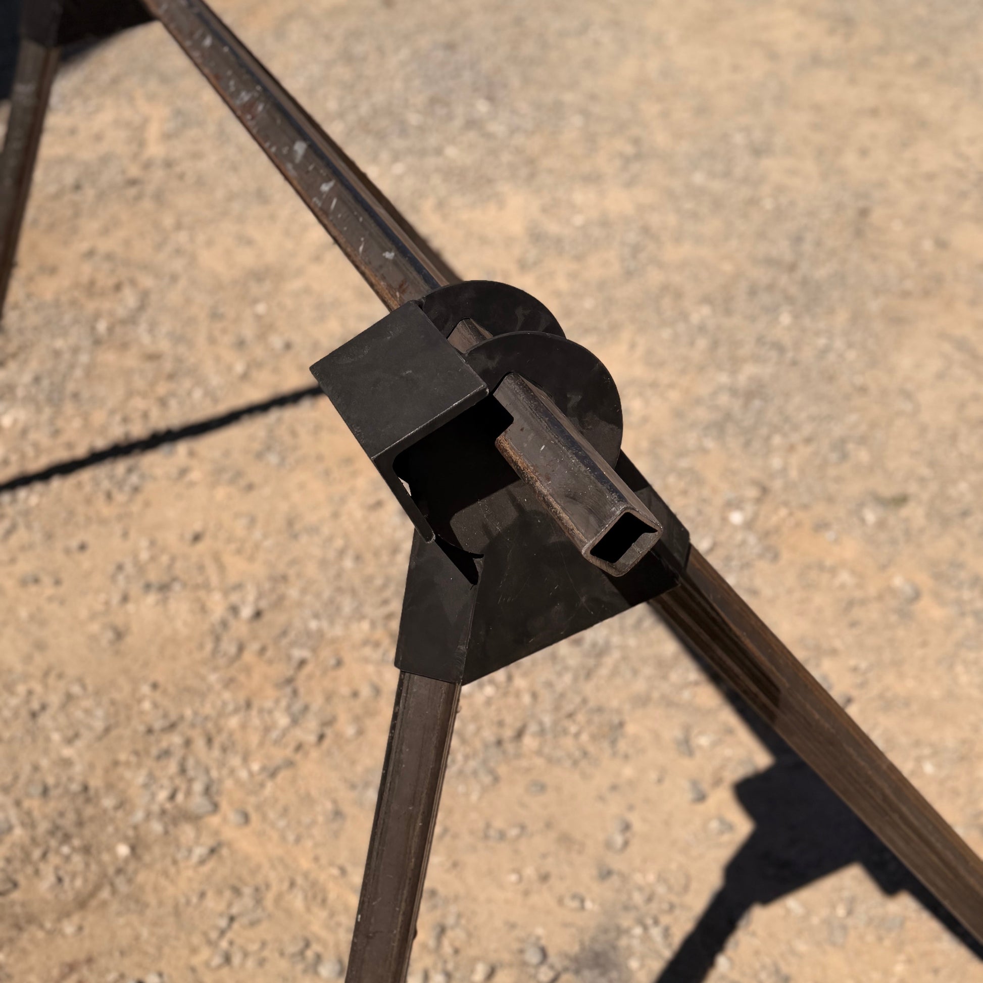 detail portique gros calibre 